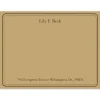 Solid Personalized Correspondence Cards