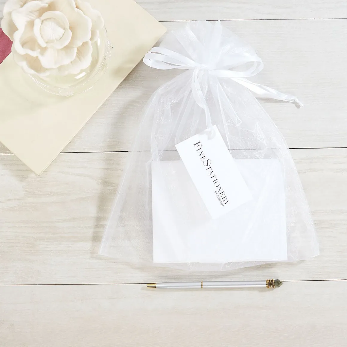 Solid Personalized Correspondence Cards