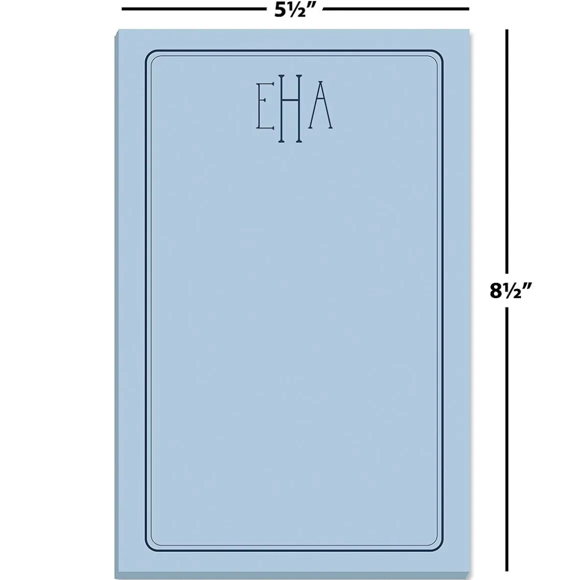 Solid Personalized Notepads