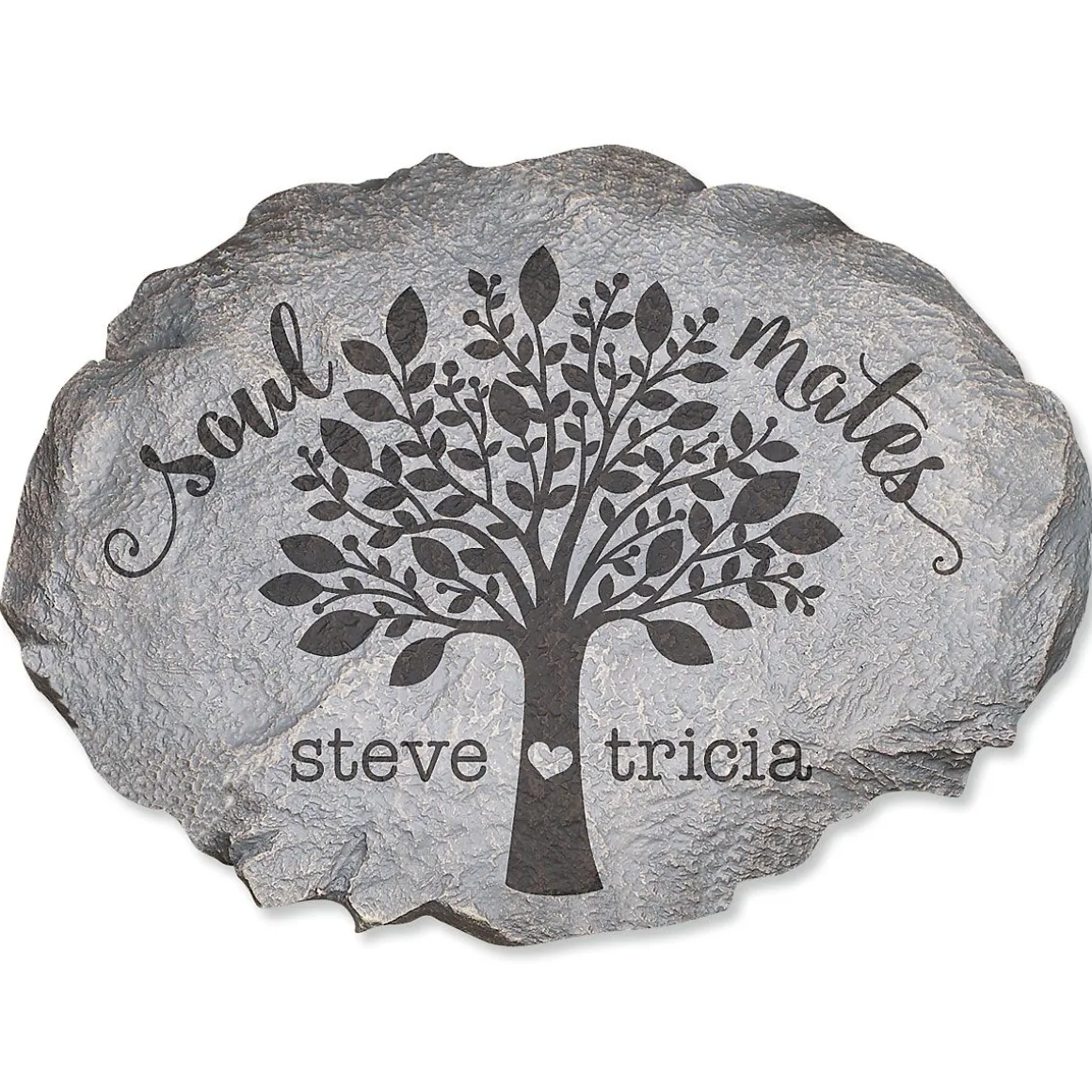Soulmates Personalized Garden Stone