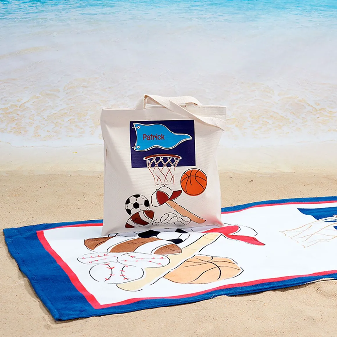 Sports Personalized Canvas Tote