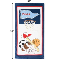 Sports Personalized Towel