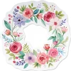 Spring Florals Wreath Plaque