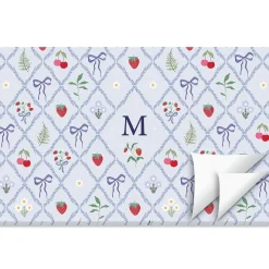 Spring Paper Personalized Placemat Pad