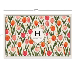 Spring Tulip Paper Personalized Placemat Pad