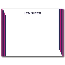 Stripe Note Cards