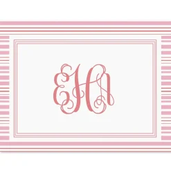 Stripes Personalized Note Cards