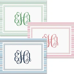 Stripes Personalized Note Cards