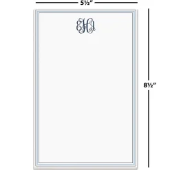 Stripes Personalized Notepads