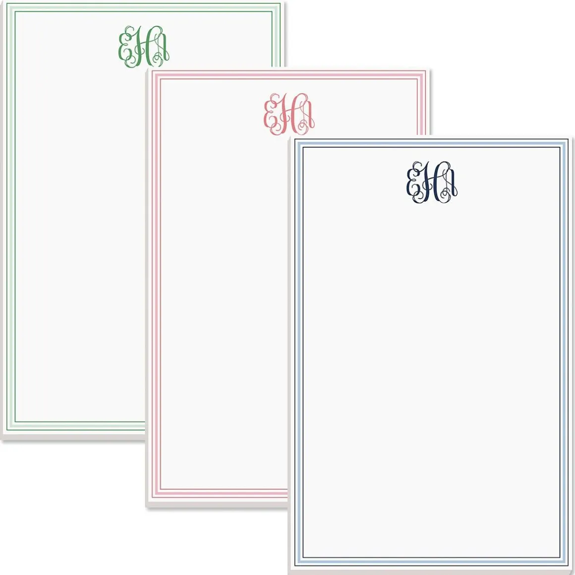 Stripes Personalized Notepads