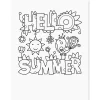 Summer Color & Activity Personalized Book