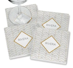 Sunday Chevron Coasters