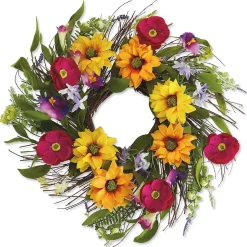 Sunflower Field Wreath