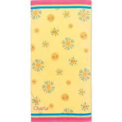 Sunshine Yellow Personalized Towel by Stephen Joseph®