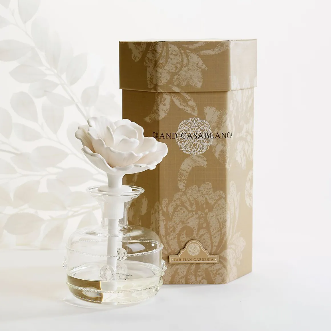 Tahitian Gardenia Grand Casablanca Porcelain Diffuser