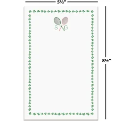 Tennis Personalized Notepads