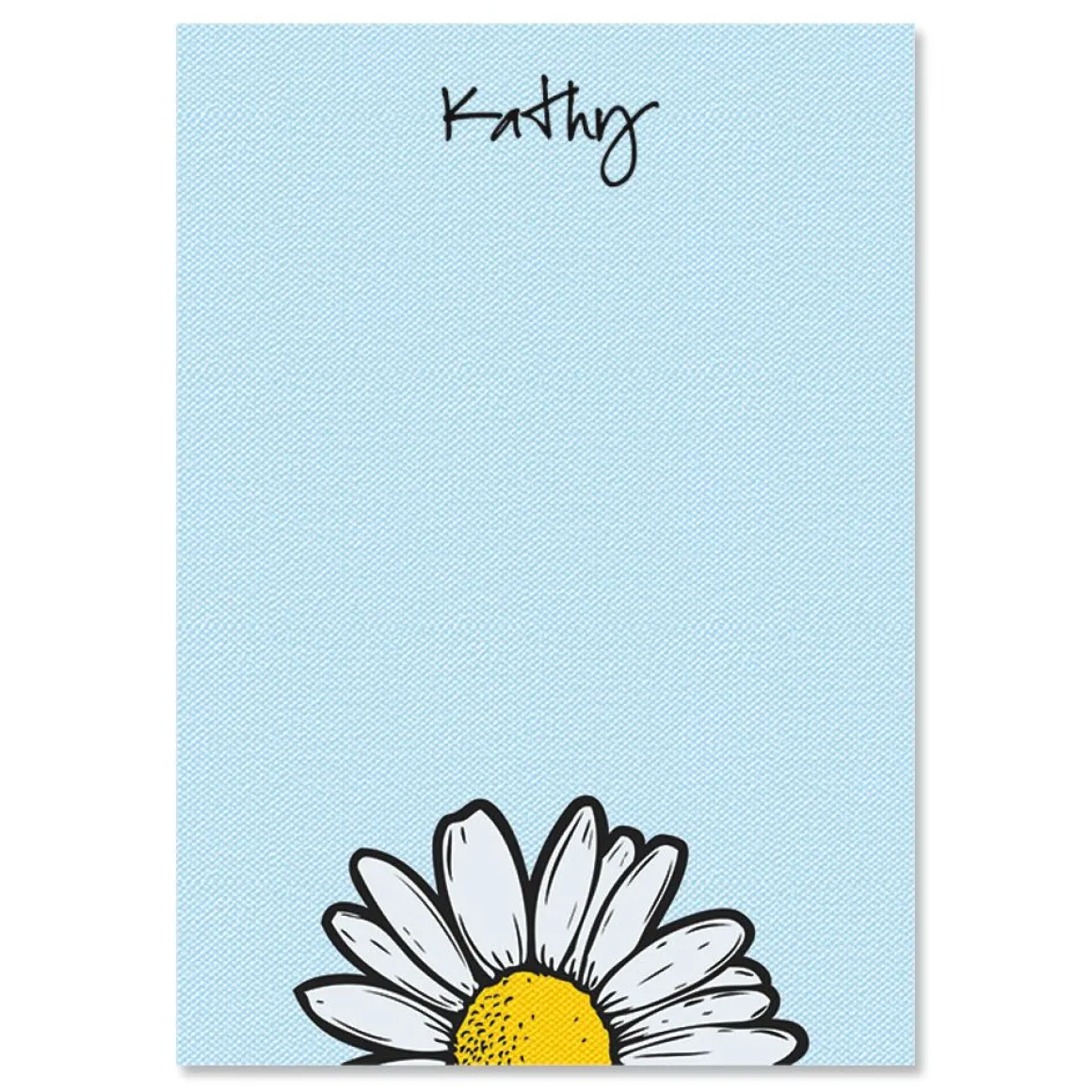 Textile Daisy Notepads