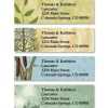 Textures Classic Personalized Address Labels (4 Designs)