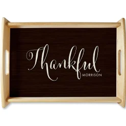 Thankful Personalized Tray