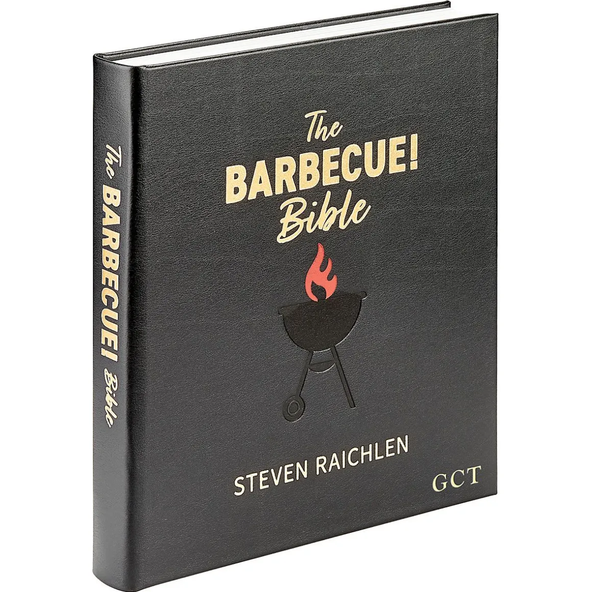 The BBQ Bible Personalized Leather-Bound Book