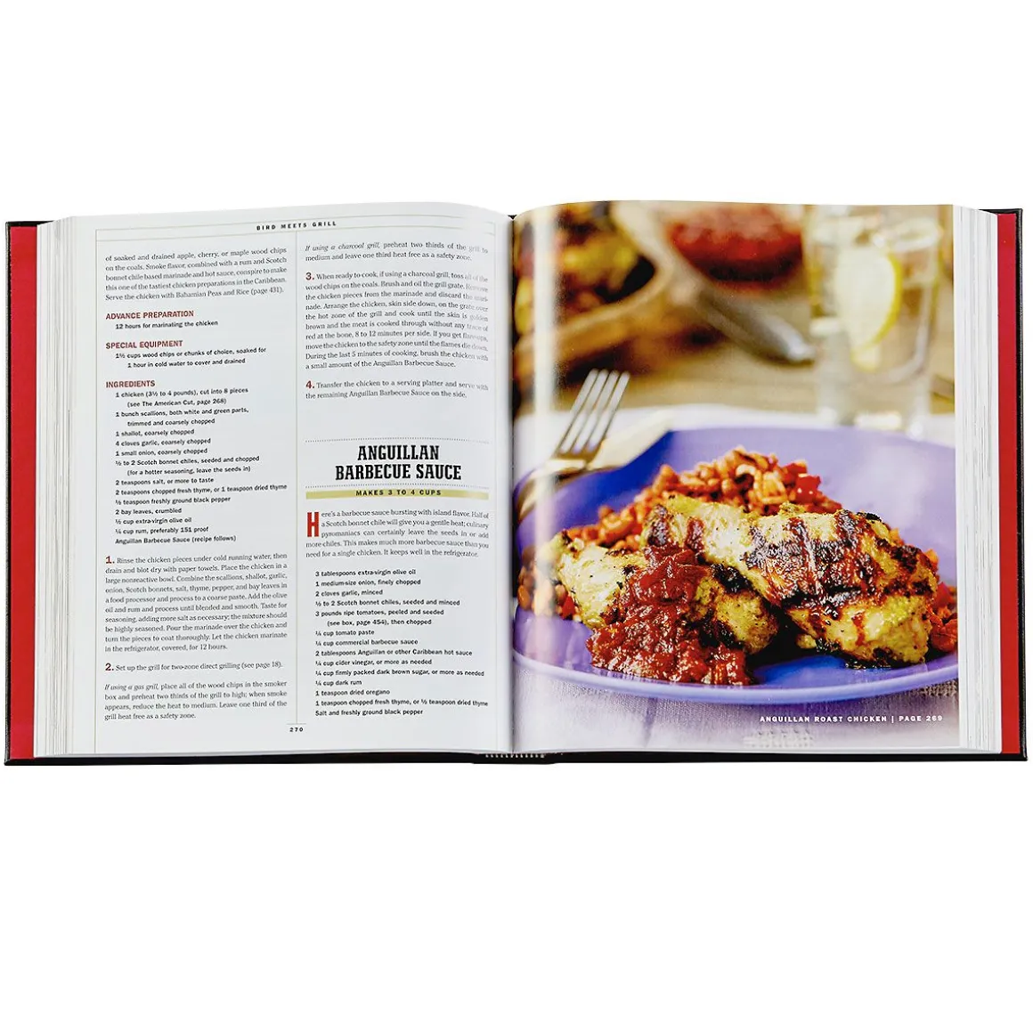 The BBQ Bible Personalized Leather-Bound Book