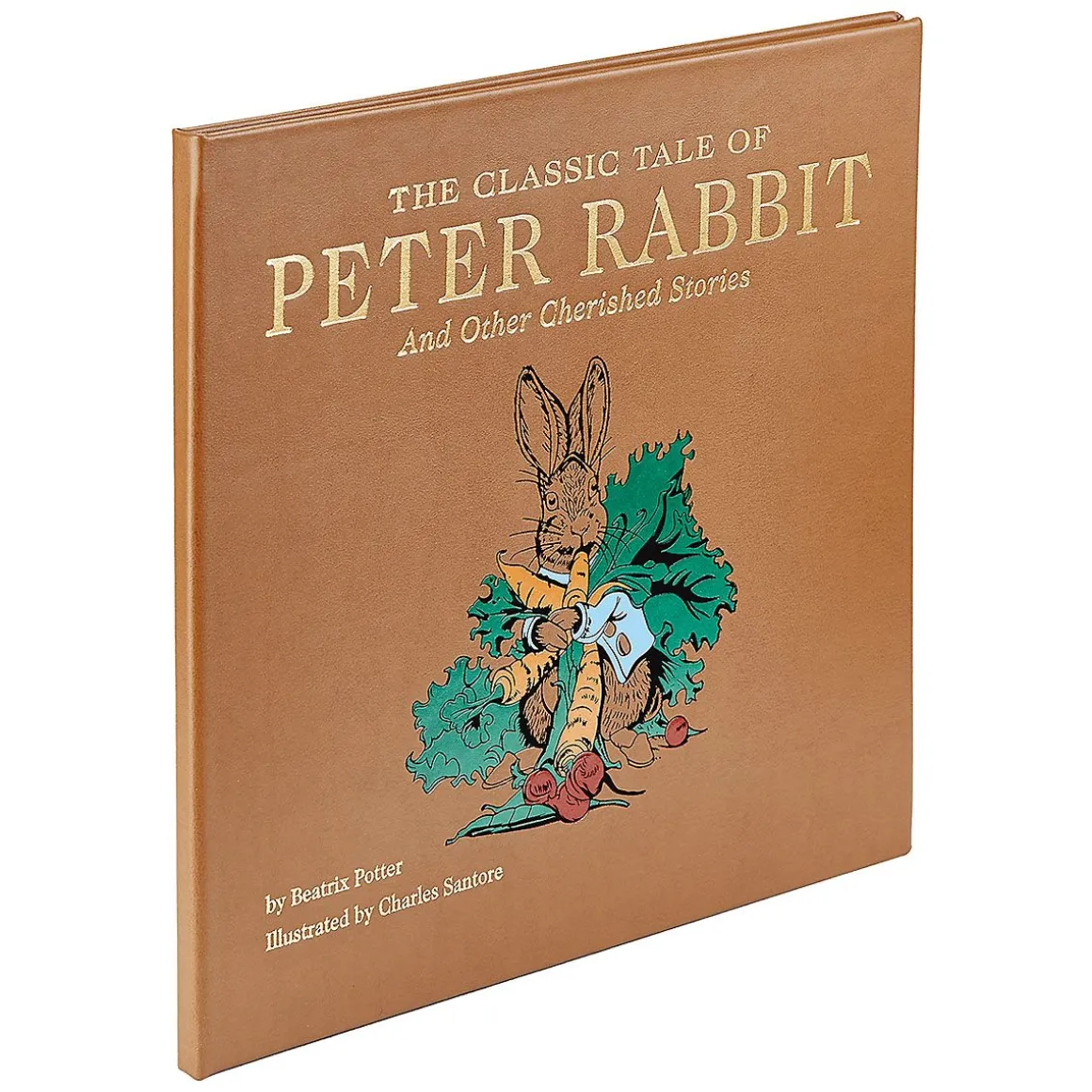 The Classic Tale of Peter Rabbit Personalized Leather-Bound Book