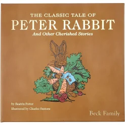 The Classic Tale of Peter Rabbit Personalized Leather-Bound Book