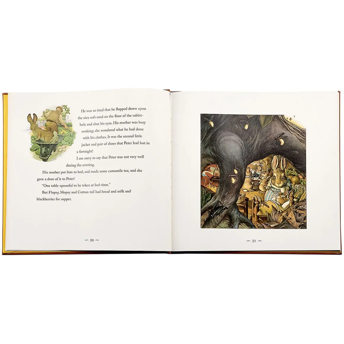 The Classic Tale of Peter Rabbit Personalized Leather-Bound Book