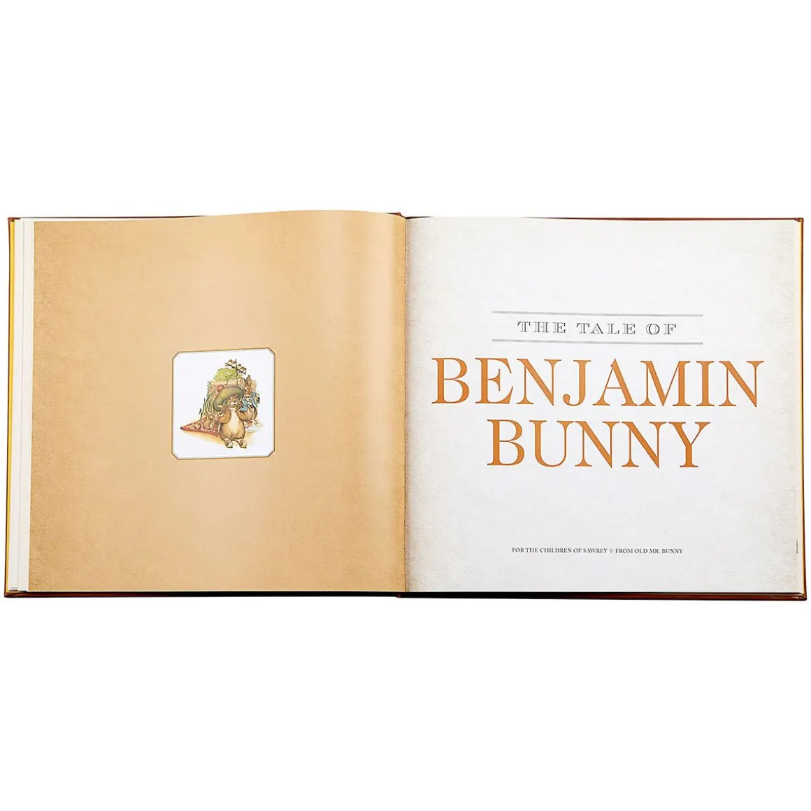 The Classic Tale of Peter Rabbit Personalized Leather-Bound Book