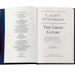 The Great Gatsby Personalized Leather-Bound Book