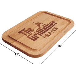 The Grillfather Personalized Wood Cutting Board