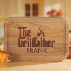 The Grillfather Personalized Wood Cutting Board