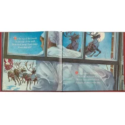 The Night Before Christmas Personalized Leather-Bound Book