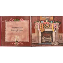 The Night Before Christmas Personalized Leather-Bound Book