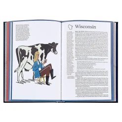 The United States of Cocktails Personalized Leather-Bound Book