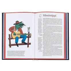 The United States of Cocktails Personalized Leather-Bound Book