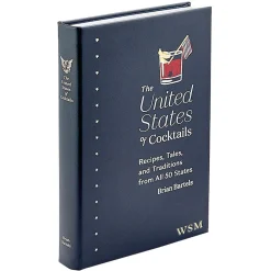 The United States of Cocktails Personalized Leather-Bound Book