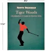 Tiger Woods Personalized Green Leather-Bound Book