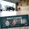 Tires Garage Double-Width Personalized Floormat