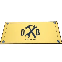 Tools Double-Width Personalized Doormat