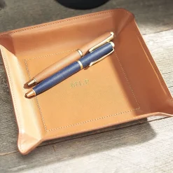 Traditional Leather Wrapped Tan Pen