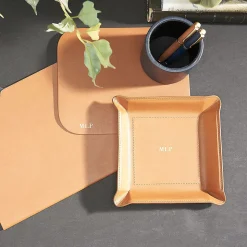 Traditional Leather Wrapped Tan Pen