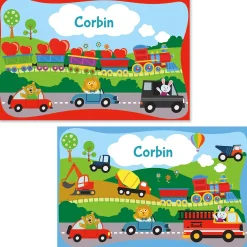 Train Personalized Placemat for Kids
