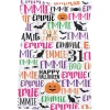Trick-or-Treat Personalized Pink Name Pillowcase