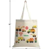 Trucks Personalized Canvas Tote