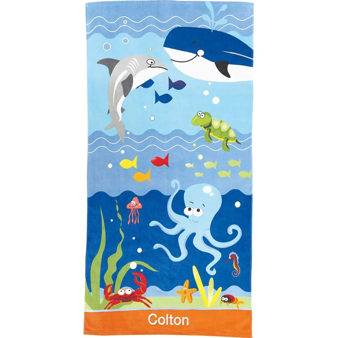 Under the Sea Personalized Towel