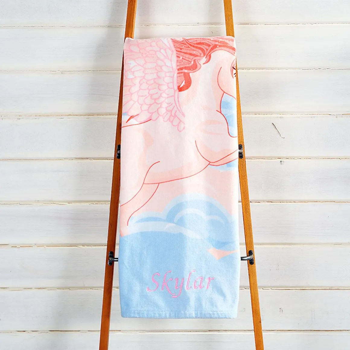 Unicorn Castle Personalized Towel