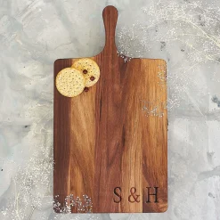 Walnut Personalized Charcuterie Wide Board