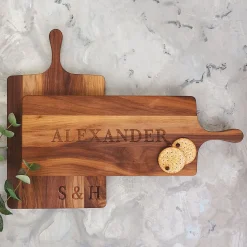 Walnut Personalized Charcuterie Long Board