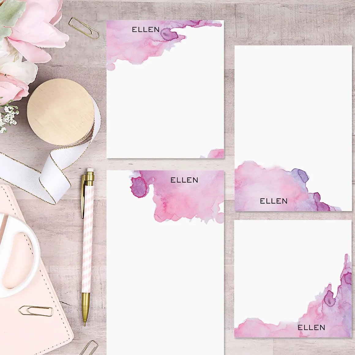 Watercolor Mark Notepads